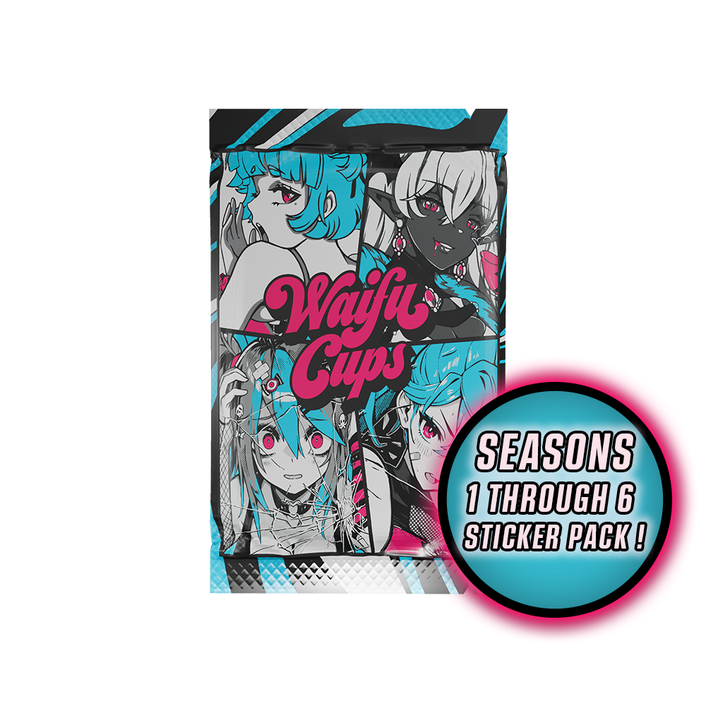 Collectible Waifu Sticker Pack: Seasons 1-6